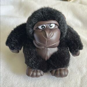 Donkey Kong Plush Black & Brown Gorilla